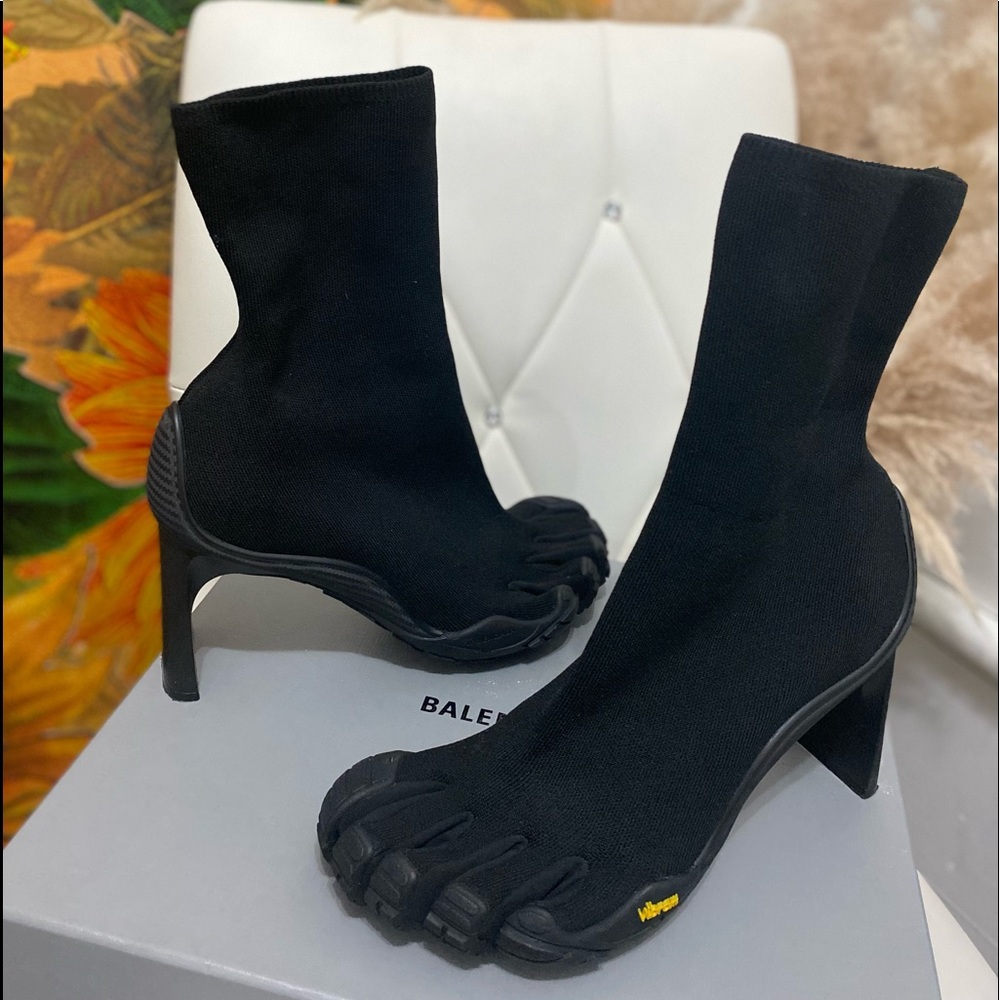 Balenciaga Split-toe pull-on booties